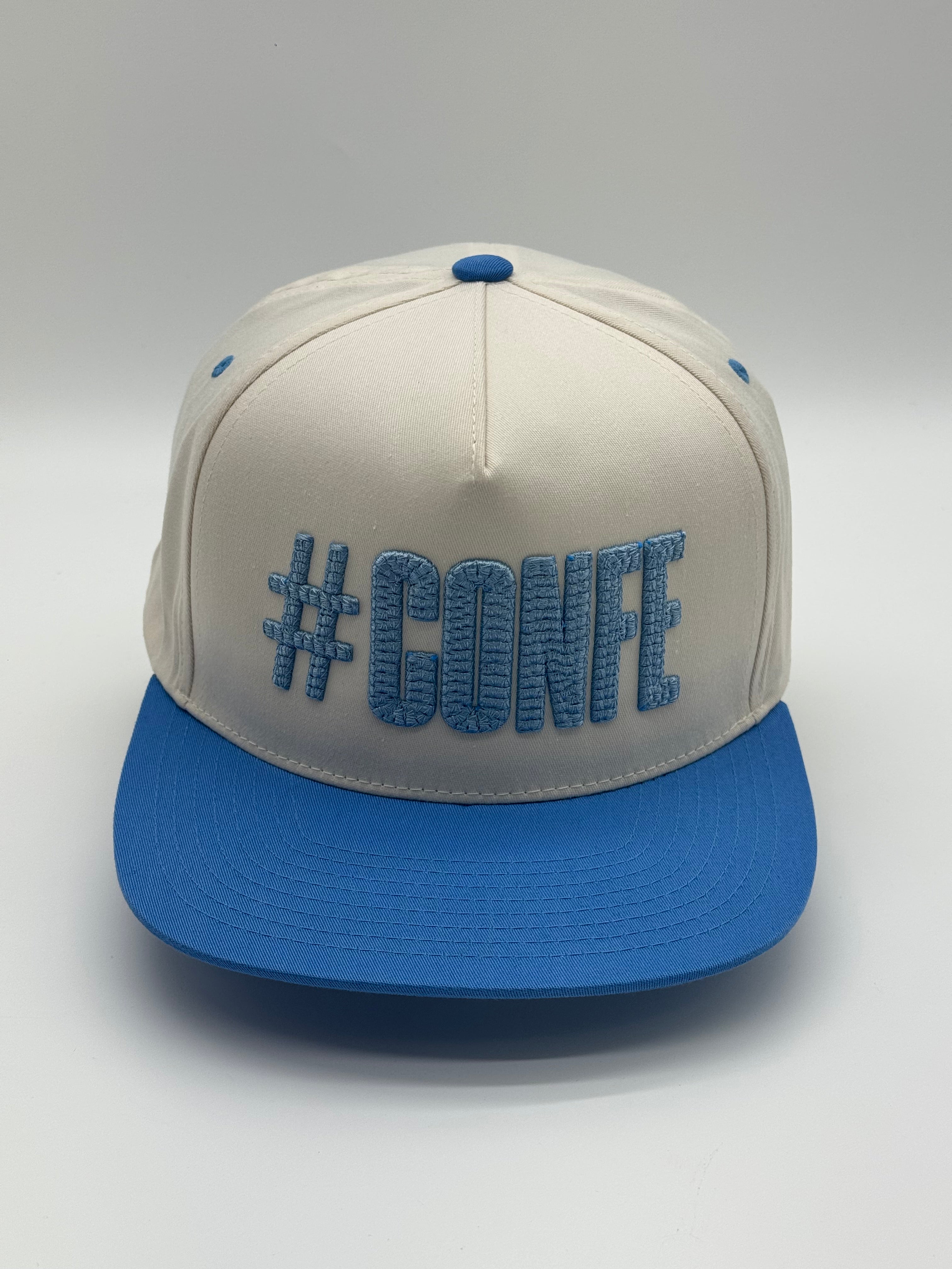 Gorra Snapback #ConFe - Cream/Skyblue